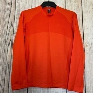 Lowe Alpine Mens Performance Orange Sweater size Medium